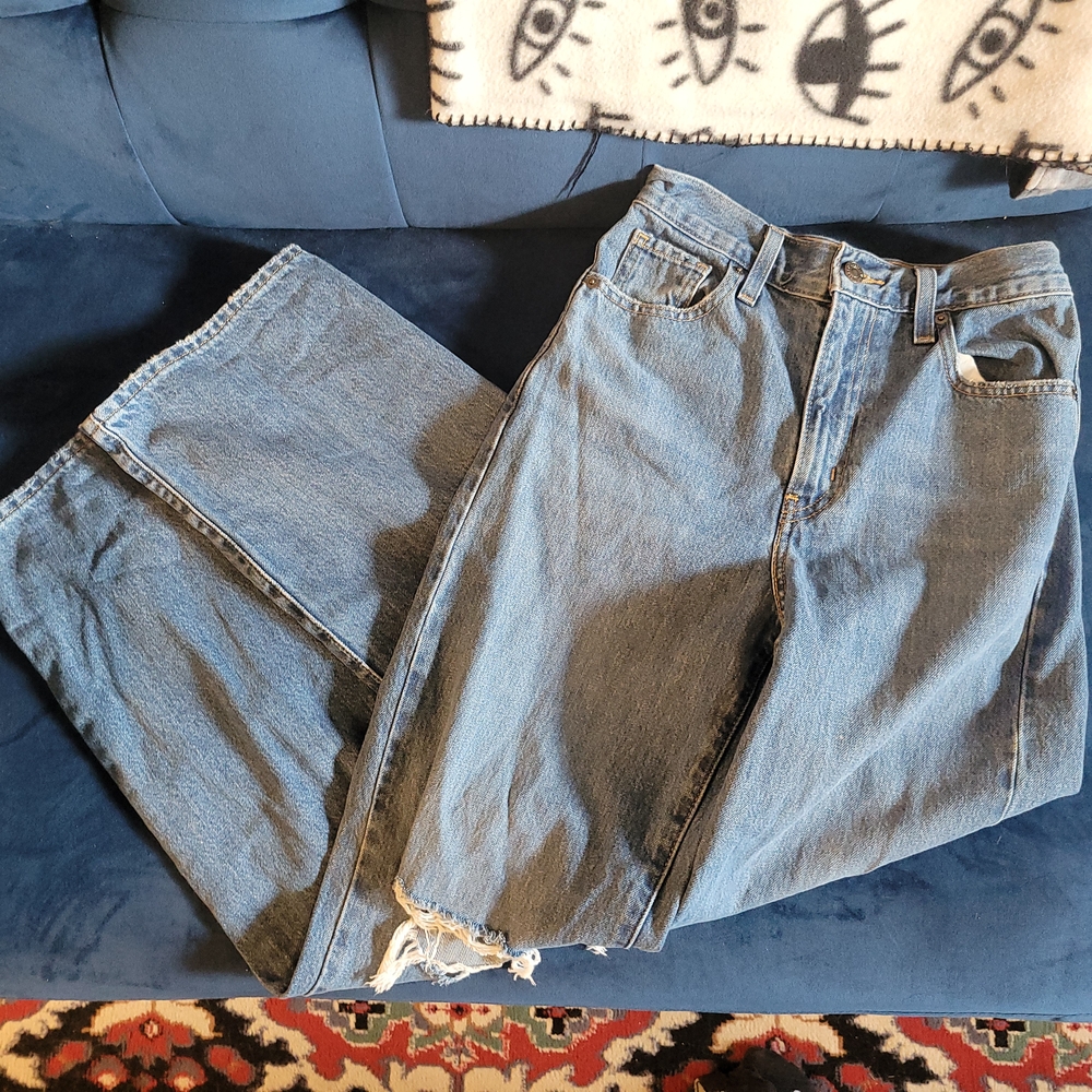 Levi's High-Waisted Straight Leg Jeans